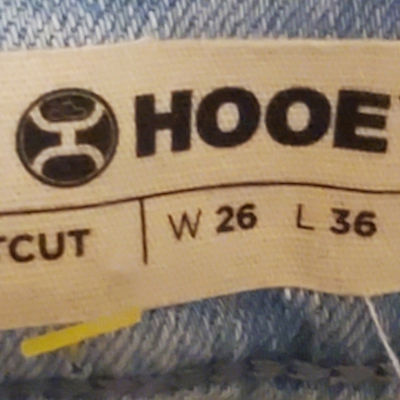 ROCK & ROLL  X  HOOEY. NWT MID RISE BOOTCUT 26 X  36. TALL LIGHT WASH. - Picture 5 of 11